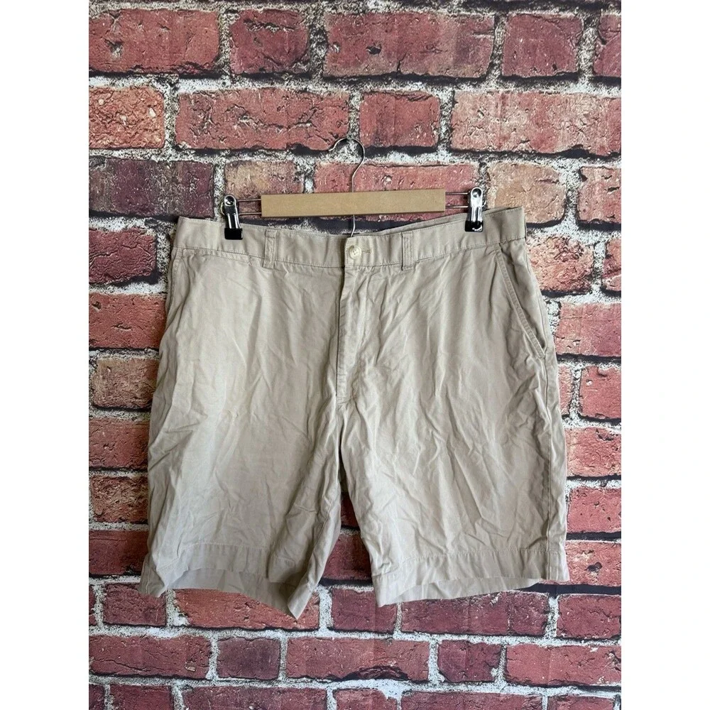 Polo Ralph Lauren Mens Brown Chino Shorts Size 36 100% Cotton